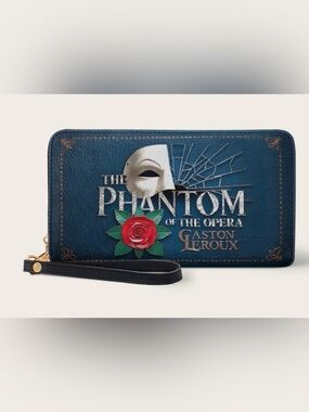 The Phantom of the Opera Navy Gaston Leroux - Wallet by Lettoria